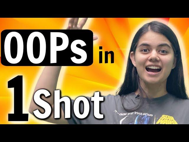 Java OOPs in One Shot | Object Oriented Programming | Java Language | Placement Course