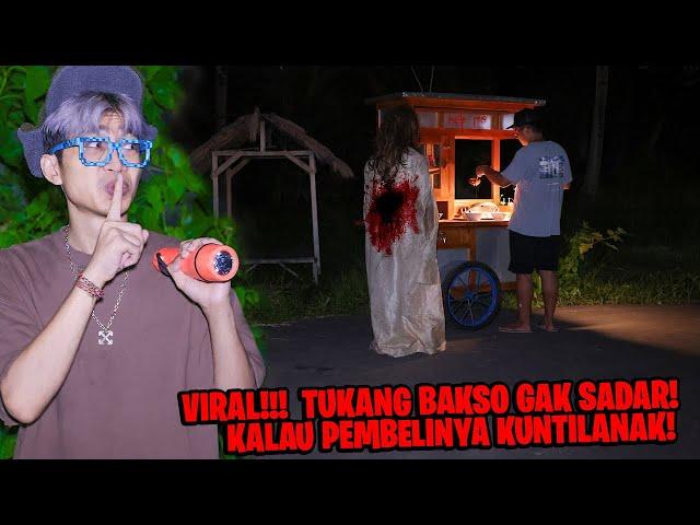 VIRAL..!!! DIKIRA Wanita Cantik Ternyata KUNTILANAK PEMBELINYA, KANG BAKSO GA SADAR!!!