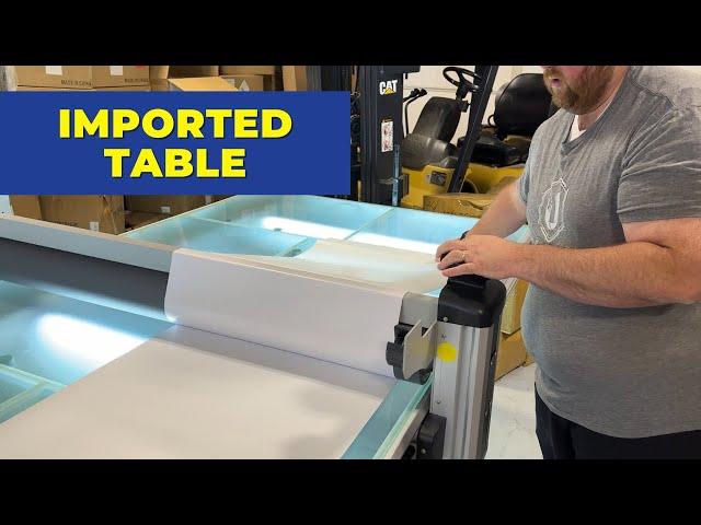 Chinese application table - game changer and better than a flatbed printer