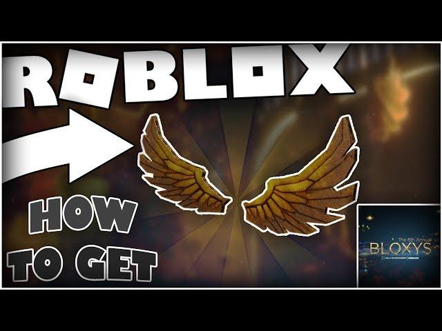 [EVENT] How to get the DIY Golden Bloxy Wings [The 6th Annual Bloxys] [ROBLOX]