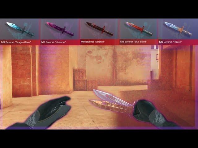 Как будут подходить Ножи M9 Bayonet на Gloves "Phoenix Risen" в Standoff 2 0.18.4 / Стандофф 2 / SO2