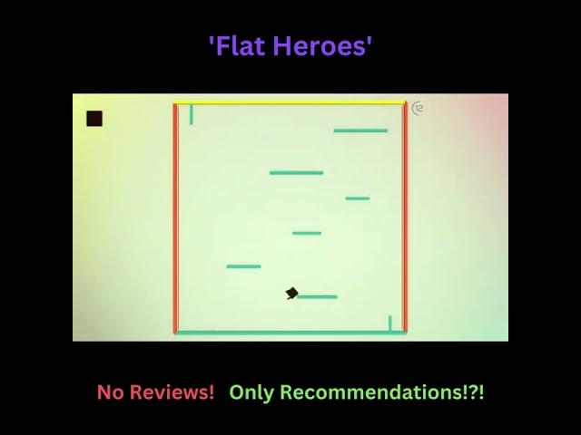 Flat Heroes // ️ No reviews!  Only recommendations!?! #videogaming #videogames #indiegames