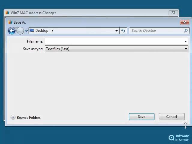 Win7 MAC Address Changer quick demo