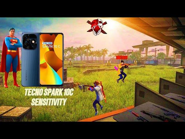 Free Fire Headshot Setting [ 2024 ] | Tecno Spark 10 C Sensitivity SETTING