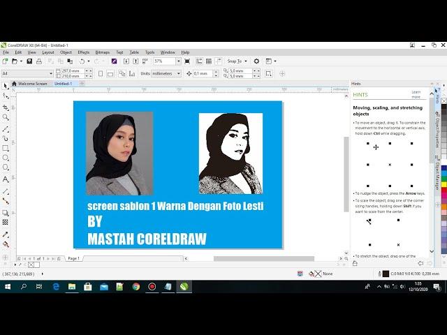 Cara Membuat Screen Sablon Satu Warna - CAHAYA TUTORIAL