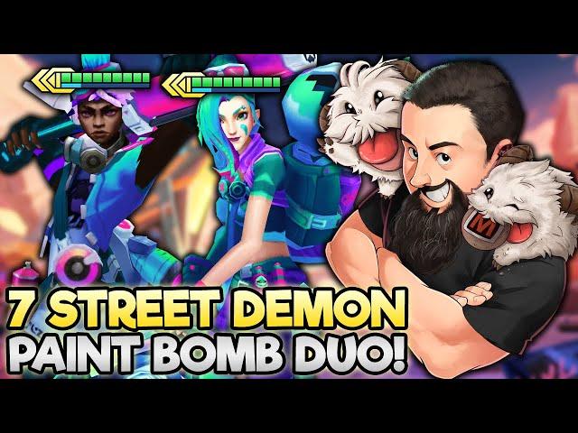 7 Street Demon - The Jinx Ekko Duo is Back!! | TFT Cyber City | Teamfight Tactics