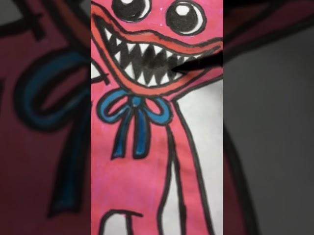 KISI MISI | HUGGY WUGGY | POPPY PLAYTIME#poppyplaytime #huggywuggy #shorts #coloring #drawing #art