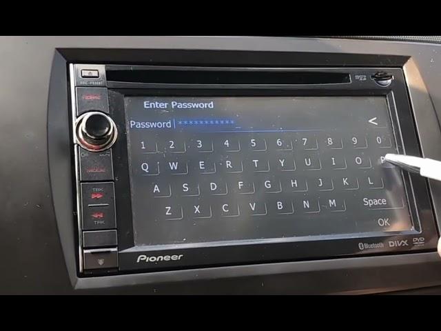 how to unlock pioneer AVIC-F940BT password , code remove  unlock 930bt 950bt AVIC-F960BT NEX5000 and