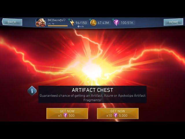 100K Gems Chest Openings | Apokolips Artifact Chest | Injustice 2 Mobile