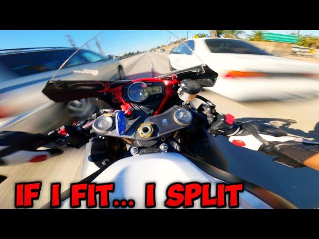 Gsxr 750 Cuts Up Through The City | Thanksgiving Day