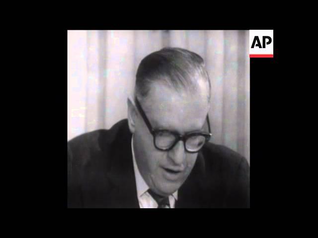 SYND 23/03/1969 ISRAELI FOREIGN MINISTER ABBA EBAN HOLDS A PRESS CONFERENCE