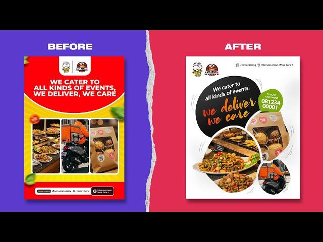 Make Good Poster/ Flyer Design Fast + Design Tips