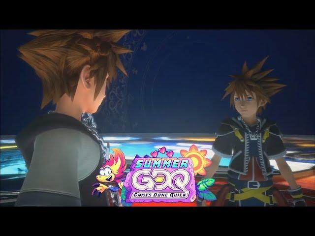 Kingdom Hearts III coop relay by mistmaster1, CrispyMe and ninten866 in 3:12:02 SGDQ2019