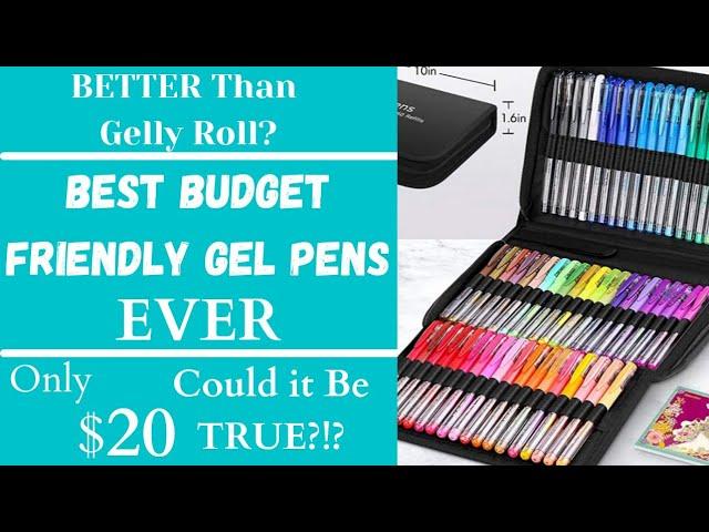 Gelly Roll & COLORit Gel Pen Dupes!?! Review + Swatch 3 Sets of BUDGET Friendly Gel Pens #color