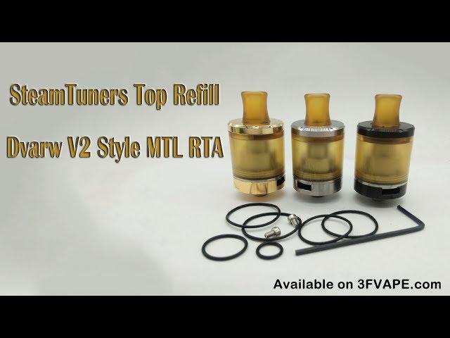 SteamTuners Top Refill Dvarw V2 Style MTL RTA