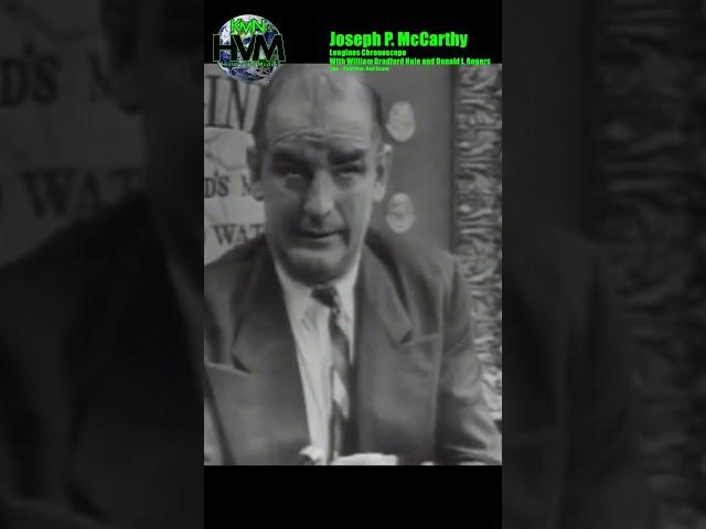 Longines Chronoscope with Sen. Joseph R. McCarthy: Smears