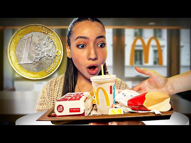 1 EURO POUR MANGER PENDANT 24H ! (un mcdo gratuit wsh)