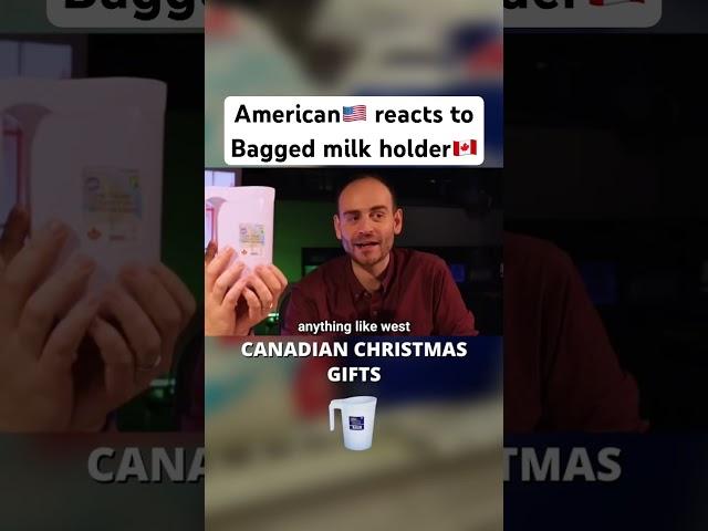 American reacts to bagged milk holder