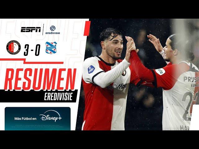 Resumen I FEYENOORD 3-0 HEERENVEEN I Eredivisie I Robin Van Persie vivió amargo regreso a De Kuip