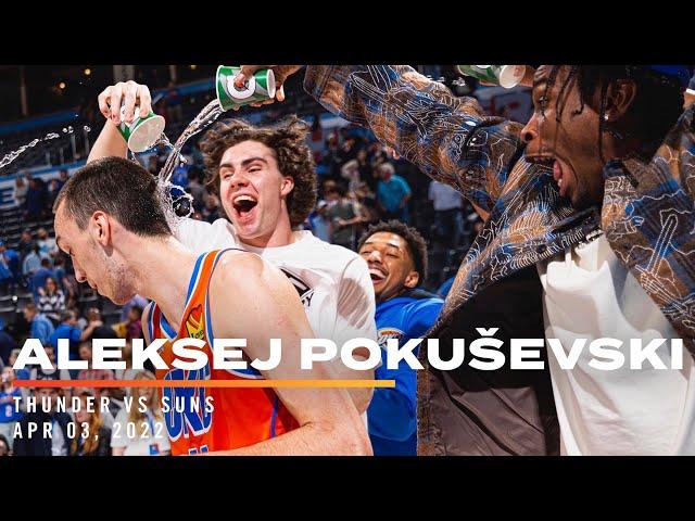 Highlights | Aleksej Pokuševski TRIPLE-DOUBLE vs Suns 04/03/2022