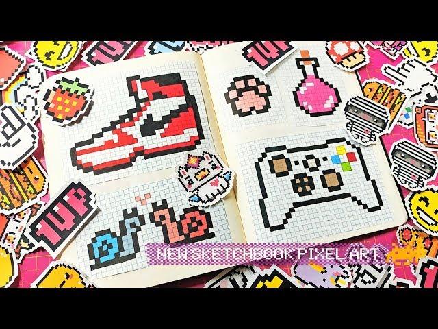 Sketchbook Pixel Art - Handmade Pixel Art  #pixelart