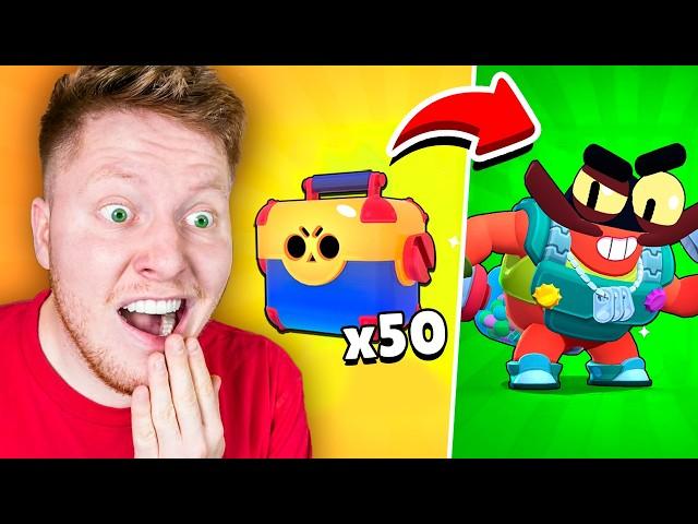 Я Открыл 50 МЕГАЯЩИКОВ и МНЕ ВЫПАЛ НОВЫЙ БРАВЛЕР в BRAWL STARS