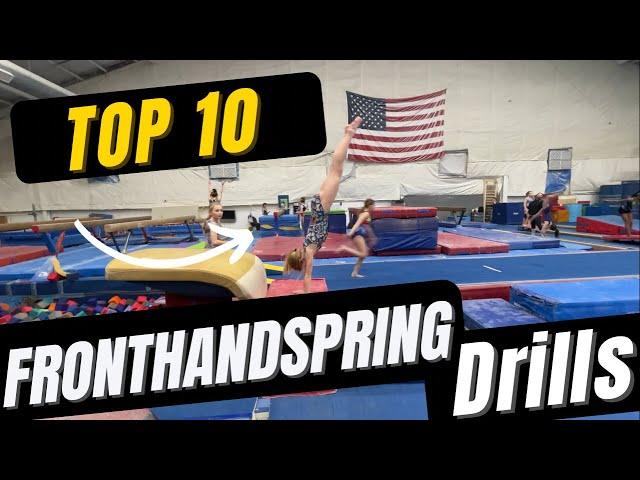  TOP 10 VAULT DRILLS | FRONT HANDSPRING 