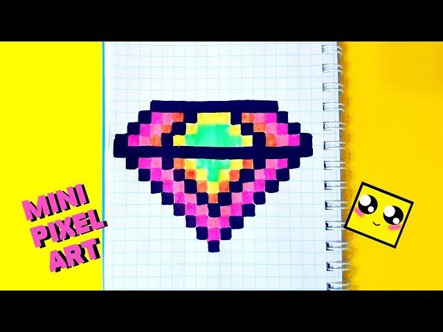 БРИЛЛИАНТ рисуем по клеточкам ( diamond)MINI PIXEL ART