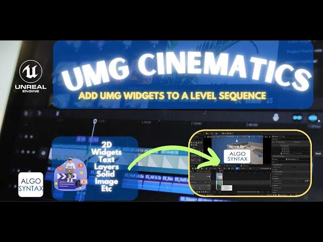 UE5 How To Add UMG Widgets To Sequencer In Editor Viewport