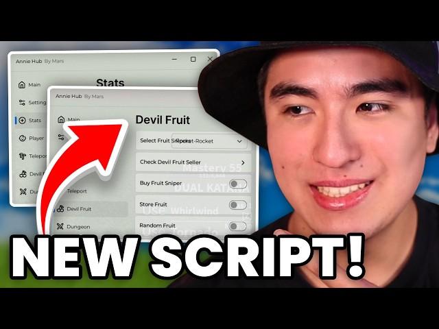 KEYLESS Blox Fruits Script GUI Annie Hub Autofarm (PC & MOBILE 2025)