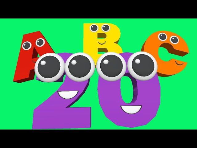  ABCs & 123s Song | Learn Alphabet & Numbers 1-20 | Fun Kids Nursery Rhymes!