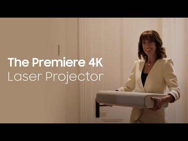 Introducing The Premiere 4K Laser Smart Projector | Samsung New Zealand