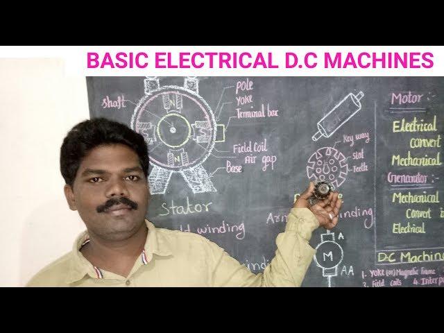 Basic Electrical DC Machines in Tamil