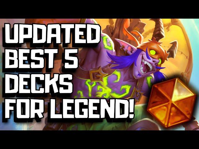 Best Decks For Easy Legend In Hearthstone For December! Updated!