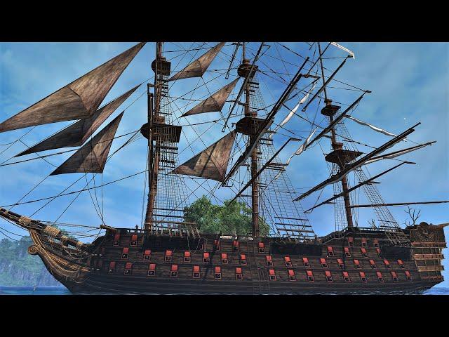 Assassin's Creed Black Flag HMS Prince VS all Legendary Ships 4K