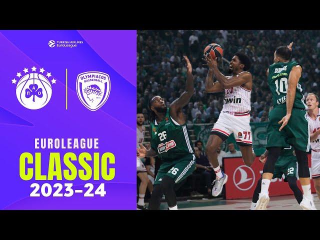 Unforgettable Greek Clash | Panathinaikos - Olympiacos | EUROLEAGUE CLASSIC GAMES 2023-24