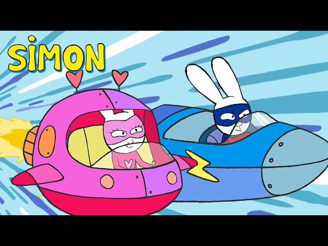 Super Rabbit's Aeroplane Adventure | Simon | Full episodes Compilation 30min S4 | Cartoons for Kids