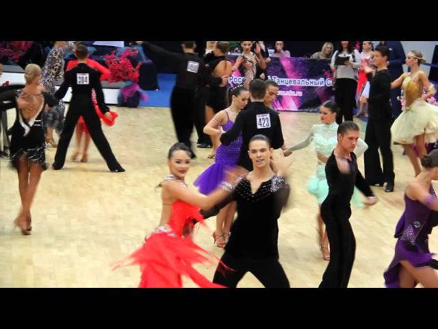 "Moscow International Open 2015", Evtushenko Alexander, Kovalchuk Anastasia. Cha-cha-cha.