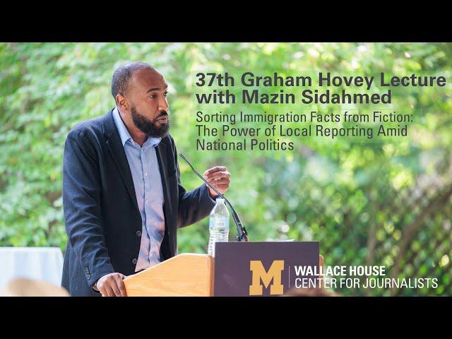 37th Graham Hovey Lecture with Mazin Sidahmed