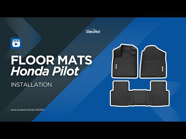 OEDRO Floor Mats Fit for Honda Pilot 2023-2025 #OEDROautoparts #OEDROfloormats #HondaPilot