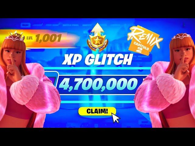 *QUICK* How To LEVEL UP XP FAST in Fortnite CHAPTER 2 REMIX! (INSANE AFK XP Glitch Map Code!)