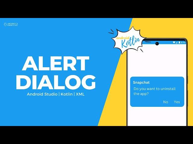 Alert Dialog Box in Android Studio using Kotlin | Android Knowledge