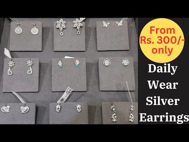 From Rs. 300/- only Daily Wear Silver Earrings Designs