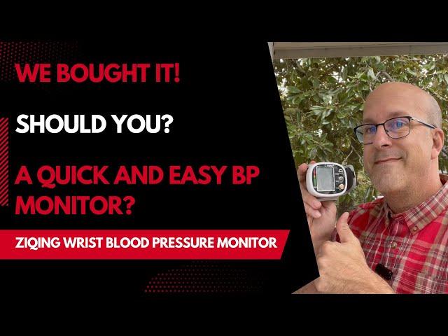 Ziqing Wrist Blood Pressure Monitor - A Quick, Easy and Accurate Blood Pressure Monitor