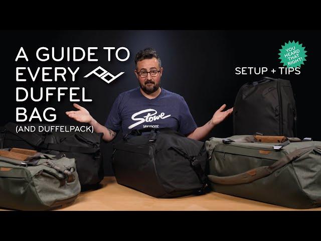 A Guide To Every Peak Design Duffel Bag (and Duffelpack)