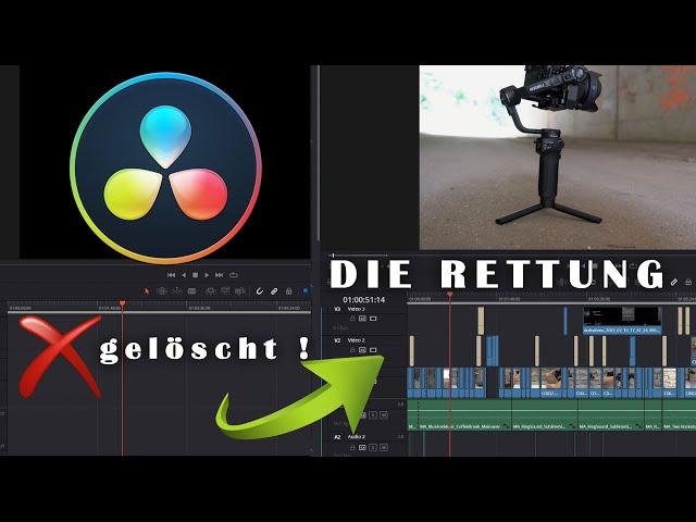 Davinci Resolve 18 Version Projekte wiederherstellen / Backups Projekte Sichern und zurückholen