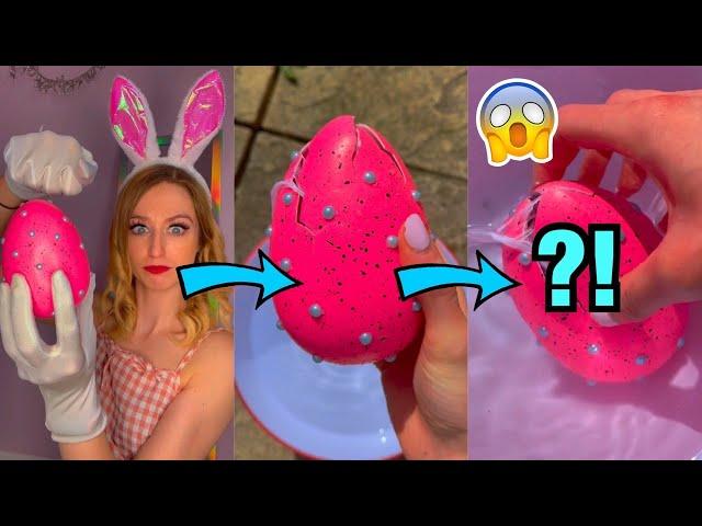 [ASMR] HATCHING A *RARE* MYSTERY NEON EASTER EGG!!(ADORABLE SURPRISE!) #Shorts