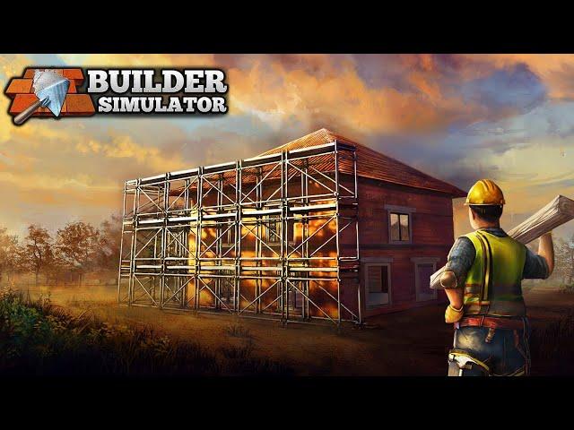 BUILDER SIMULATOR #:01 Die Ersten Aufträge als Häuslebauer | Hausbau Simulator [Contracts]