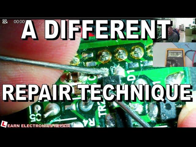 Learn This Different Electronics Repair Technique And Fix Almost Anything!