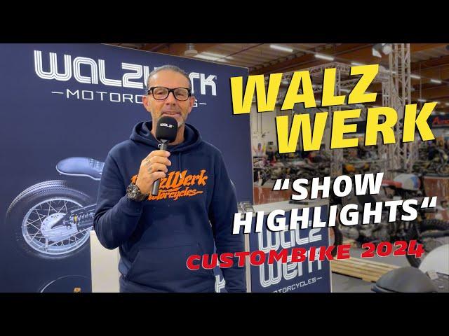 Show Highlights at the WALZWERK® Stand - Custombike 2024